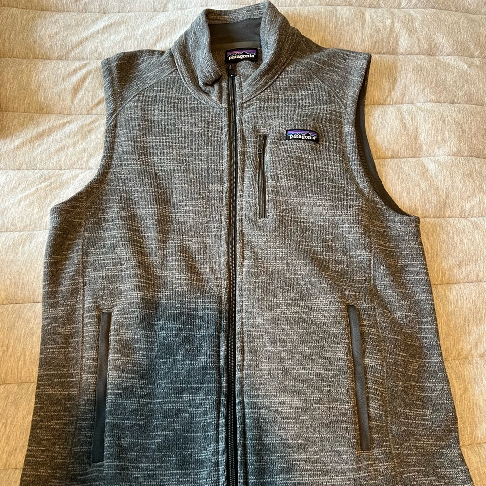 Patagonia Gray Full-Zip Vest